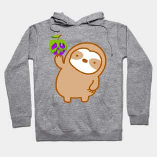 Halloween Poison Apple Sloth Hoodie